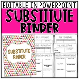 Substitute Binder - Editable