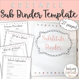 Substitute Binder - Editable!