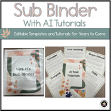 Substitute Binder - Editable Templates and AI Tutorials