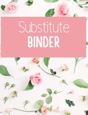 Substitute Binder Information and Feedback Form (Floral)