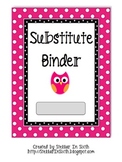 Substitute Binder Owl Theme