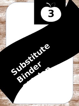 Preview of Substitute Binder Pack (shiplap)