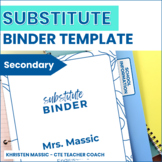 Substitute Binder Templates "Organic Sketch" for Middle Sc