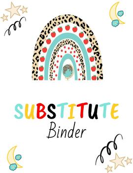 Preview of Substitute Binder for Secondary Level 