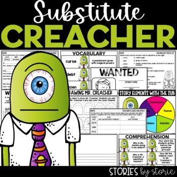 Preview of Substitute Creacher Printable and Digital Activities