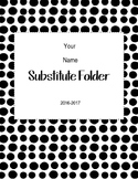 Polka Dot Editable Substitute Folder Forms