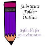 Substitute Folder Outline