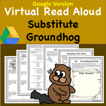 Substitute Groundhog Read Aloud for Groundhogs Day Digital by TeachWithBri