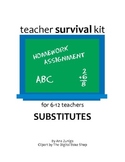 Substitute Kit for 6-12 grade teachers