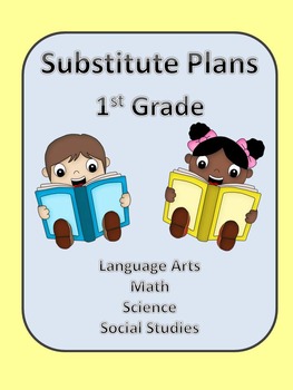 Preview of Emergency Substitute Lesson Plans for First Grade