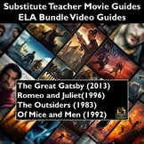 Substitute Movie Guides ELA Bundle: The Great Gatsby, Rome