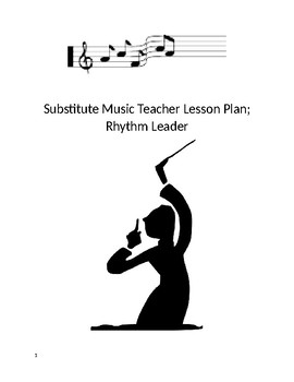 Preview of Substitute Music Teacher Lesson Plan