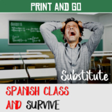 Substitute Plans Spanish