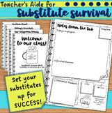 Substitute Binder & Notes from the Sub Communication Page