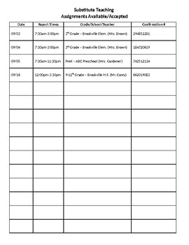 Teacher Contact Log Book: A Tracker for Teachers to Log