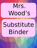 Substitute/Teacher Binder