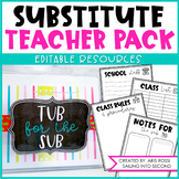 Substitute Binder | Sub Binder | Teacher Binder
