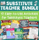 Substitute Teacher Bundle of 12 Ready to Use Activities