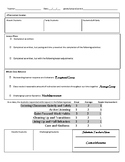 Substitute Teacher Daily Report Sheet