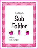Substitute Teacher Folder Dividers & Feedback From