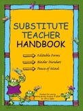 Substitute Teacher Handbook - EDITABLE Sub Plans