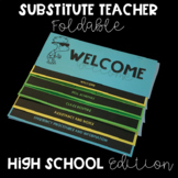 Substitute Teacher Information Foldable for High School