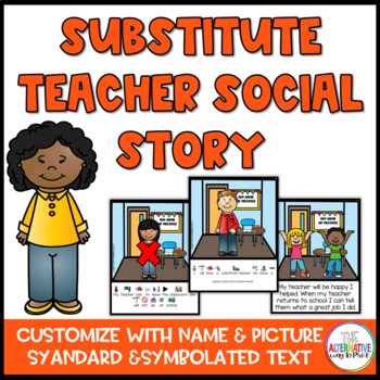Preview of Substitute Teacher Social Narrative 