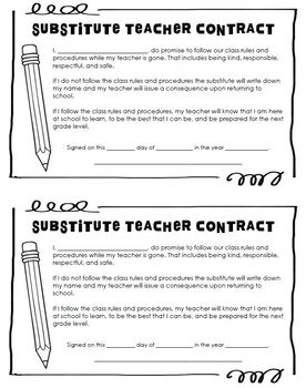 teacher contract student substitute wise guys