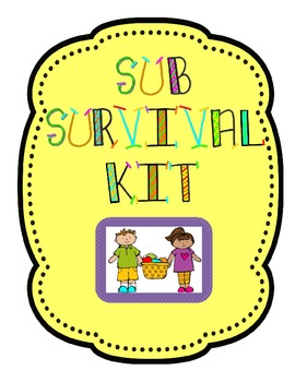 Preview of Substitute Teacher Survival Binder