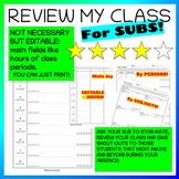 Substitute Teachers STAR-RATE and REVIEW your class, great