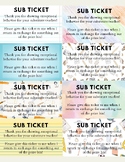 Substitute Tickets - Sub Ticket Reward for while your gone