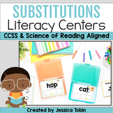 Substitutions Centers and Recording Worksheets - Substitut