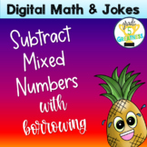 Subtract Fractions with Regrouping Digital Activity