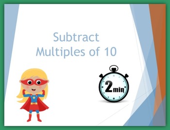 Preview of Subtract Multiples of 10 (subtract within 100)