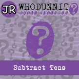 Subtract Tens Activity - 1.NBT.C.6 - Whodunnit JR