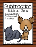 Subtraction Center Game A Quick and Easy to Prep Center Su