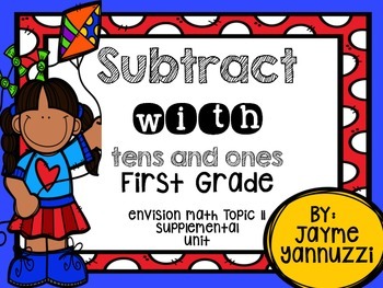 Preview of Subtract with Tens and Ones {enVision Topic 11 Supplemental Activities}