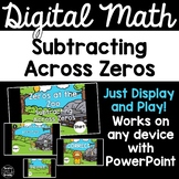 Subtracting Across Zeros 3.NBT.2 - Digital Math Game