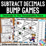 Subtracting Decimals Game Worksheets Review Estimate Decim