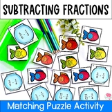 Subtracting Fractions With Unlike Denominators Activity fo