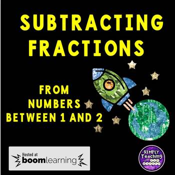Preview of Math Grade 5 Module 3 Lesson 6 Subtracting Fractions Digital Boom Cards