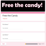 Subtracting Integers ACTIVITY - Free the Candy - DIGITAL -