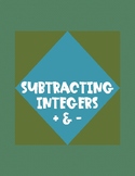 Subtracting Integers - Hands On Work with Positives and Negatives