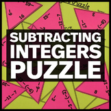 7.NS.A.1c Subtracting Integers Puzzle - Fun Math Activity