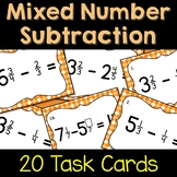Subtracting Mixed Numbers Task Cards
