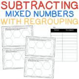 Subtracting Mixed Numbers with Regrouping - 4.NF.B.3