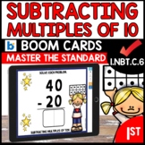 Subtracting Multiples of Ten using Boom Cards | 1.NBT.C.6 