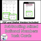 Subtracting Rational Mixed Numbers Digital and Printable T