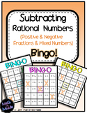 Subtracting Rational Numbers (Positive & Negative Fraction