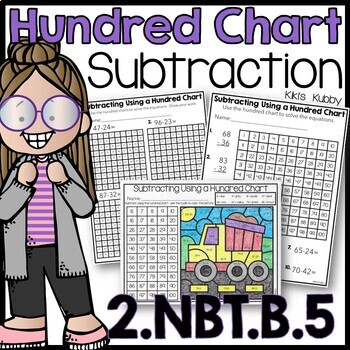 Preview of Subtract Using a Hundred Chart